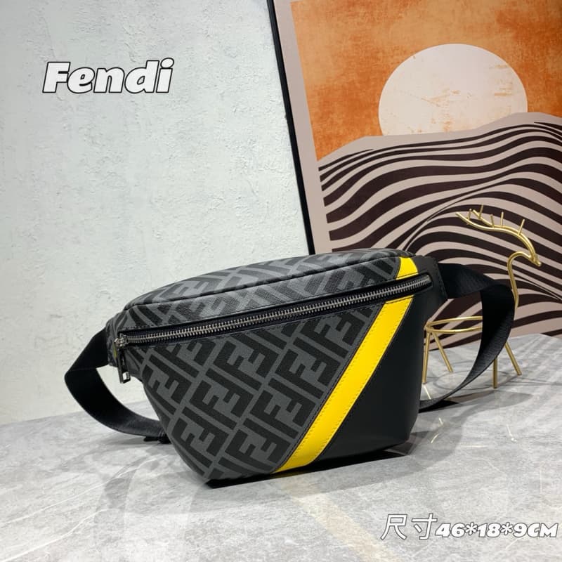 FENDI bags | Fendi Fall/Winter Zip Closure Waist Bag | 46×18×9cm | 10020