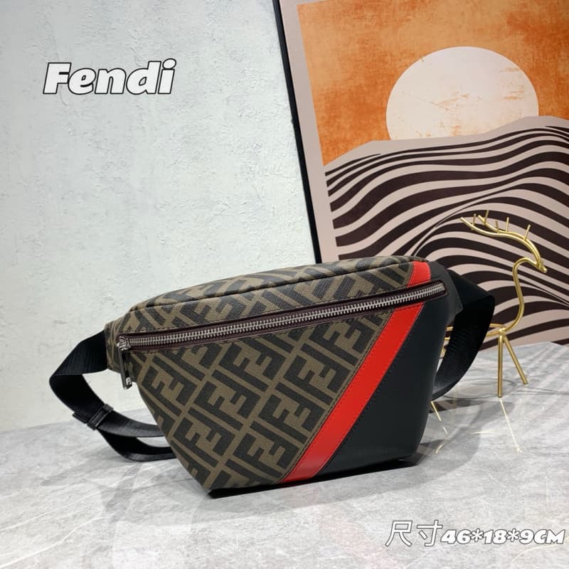 FENDI bags | Fendi Fall/Winter Zip Closure Waist Bag | 46×18×9cm | 10020