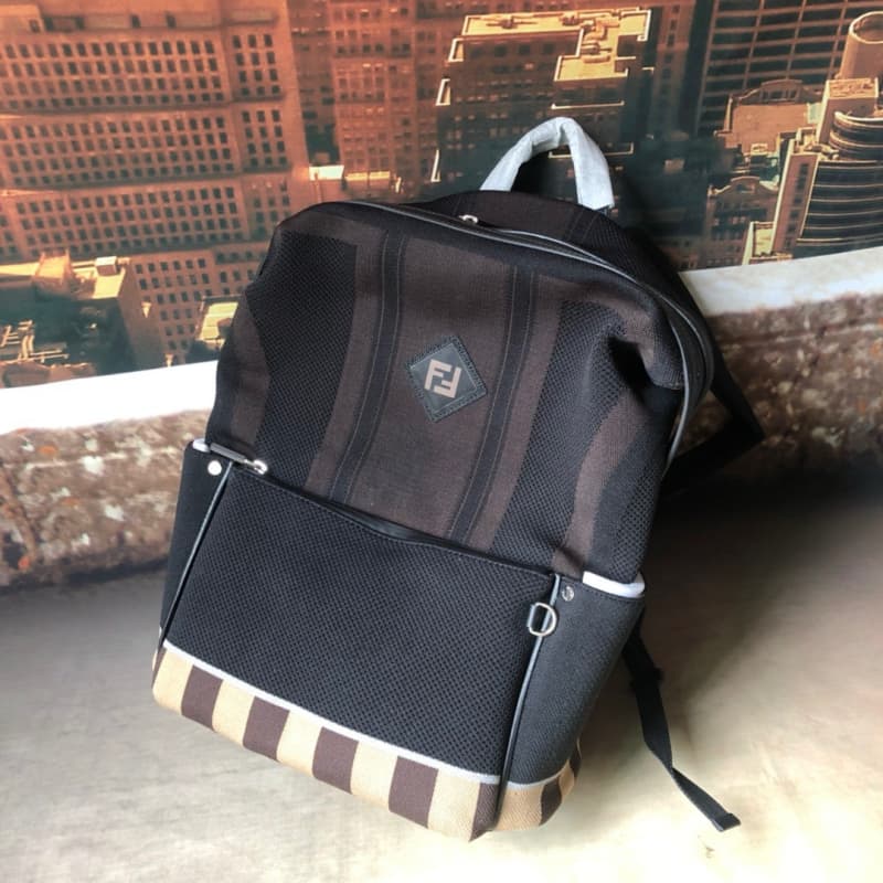 FENDI bags | Fendi Black FF Patchwork Backpack | 40×32×7cm | 98923-3 | 10033