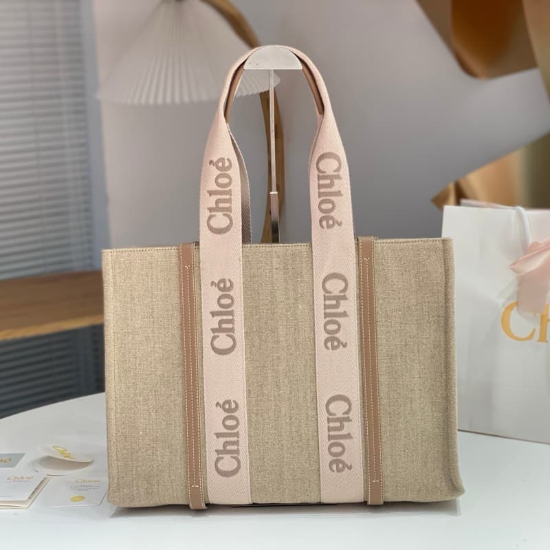 Chloe bags | Chloe Woody Family Tote Bag | 45×33×13cm | W0123 | 12004