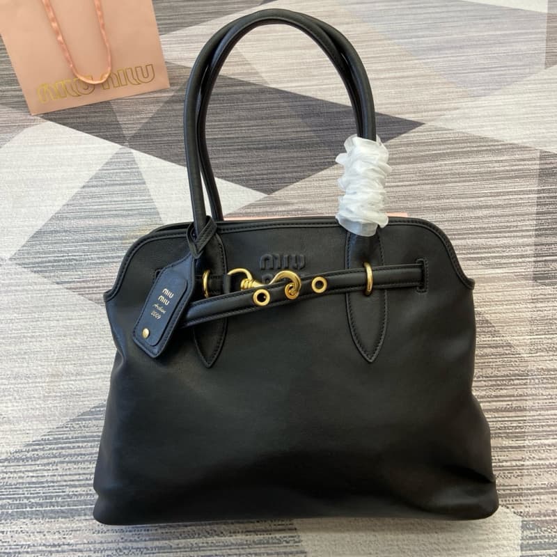 MiuMiu bags | MiuMiu Nappa Sheep Leather Tote Bag | 31×40×13cm | 5BG291 | 13011