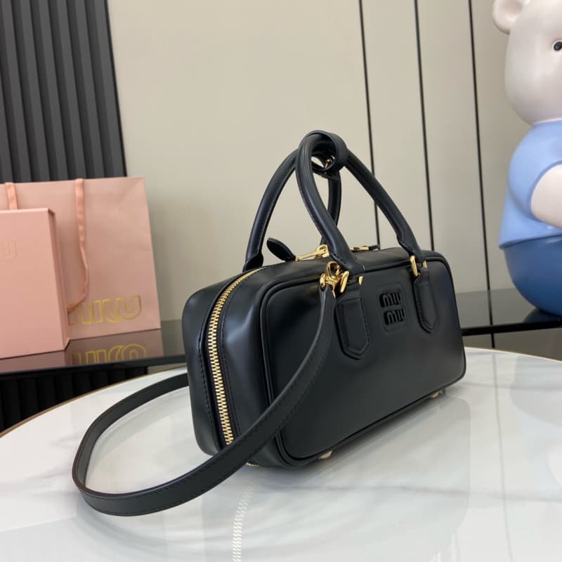 MiuMiu bags | MiuMiu Arcadie Calf Leather Bowling Bag/Tote Bag | 27×12×9cm | 5BB148 | 13020