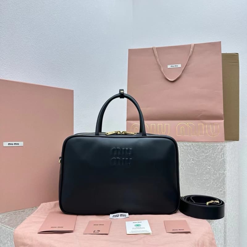 MiuMiu bags | MiuMiu SS23 Fall/Winter New Briefcase | 34.5×12cm×23cm | B117/5568 | 13024