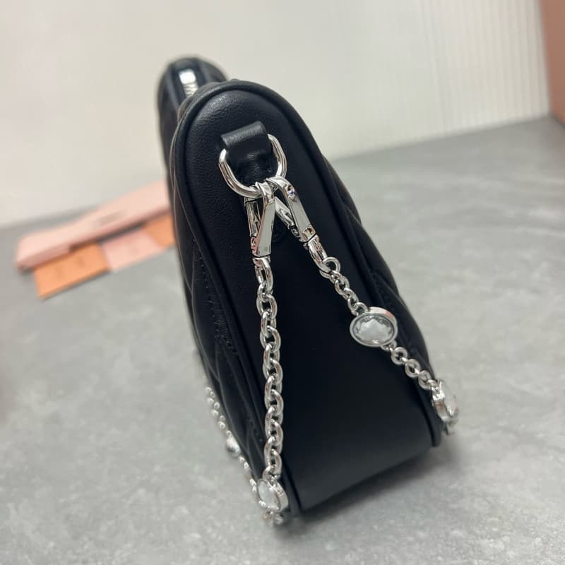 MiuMiu bags | MiuMiu Crystal Chain Bag | 21×16.5×5.5cm | 5BH211 | 13026