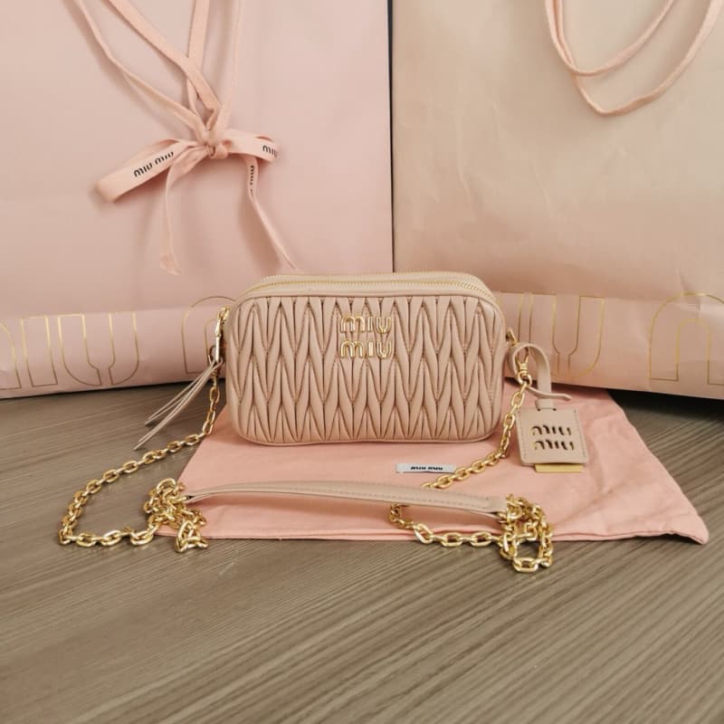 MiuMiu bags | MiuMiu Double Zip Camera Bag Handbag | 18×10×5cm | 5BP045 | 13027