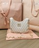 MiuMiu bags | MiuMiu Crystal Chain Accessory Collection Handbag | 21×16.5×5.5 cm | 5BH211 | 13028