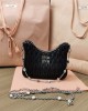 MiuMiu bags | MiuMiu Crystal Chain Accessory Collection Handbag | 21×16.5×5.5 cm | 5BH211 | 13028