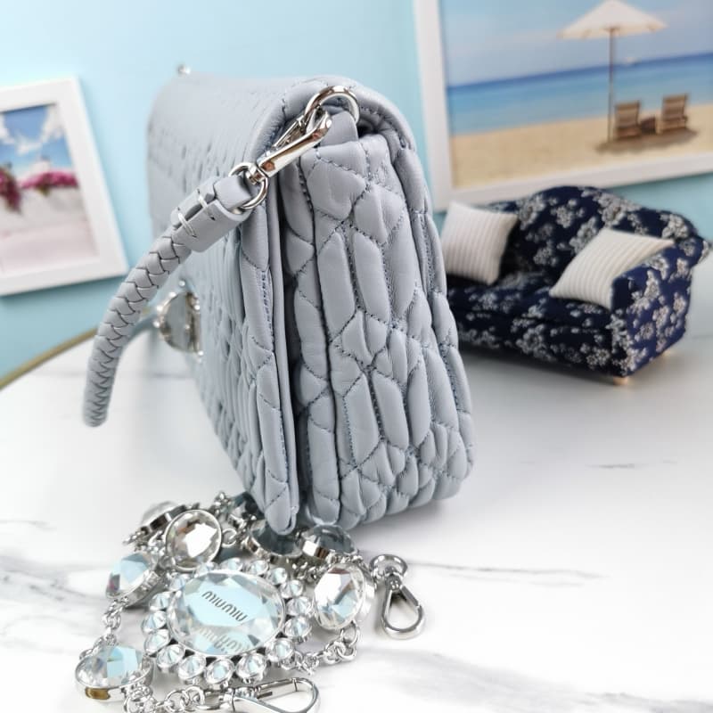 MiuMiu bags | MiuMiu Diamond Chain Bag | 28×3×14cm | 5BD233 | 13032