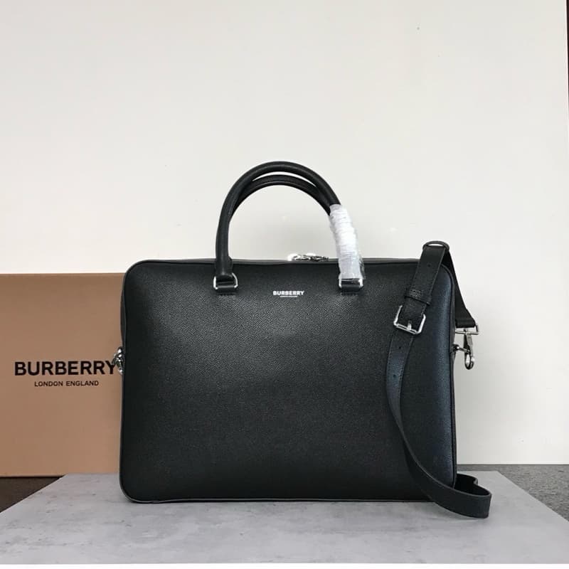 Burberry bags | grained leather briefcase | 37 × 27 × 9 cm | 15029